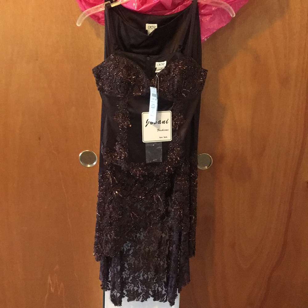 💃🏻NWT -  Cache 2-Piece Bronze Beaded 100% Silk